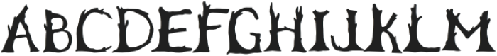 Night Time Regular otf (400) Font LOWERCASE