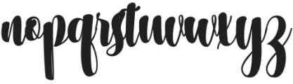 NightJuwita otf (400) Font LOWERCASE