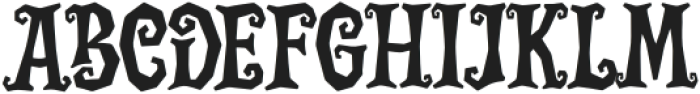 NightTickleRegular otf (400) Font UPPERCASE