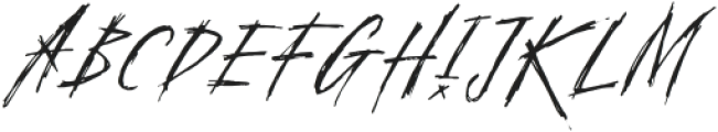 NightWalker-Regular otf (400) Font LOWERCASE