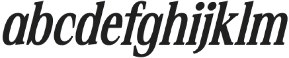 Nightbor Italic otf (400) Font LOWERCASE