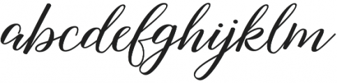Nightcall Regular otf (400) Font LOWERCASE