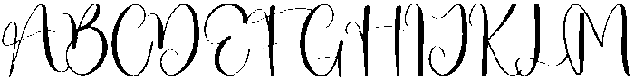 Nightday Regular otf (400) Font UPPERCASE