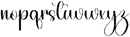 Nightday Regular otf (400) Font LOWERCASE