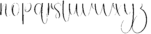 Nightday Regular otf (400) Font LOWERCASE