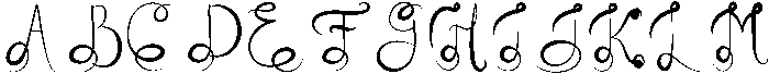 Nightfall Regular otf (400) Font UPPERCASE