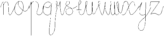 Nightfall Regular otf (400) Font LOWERCASE