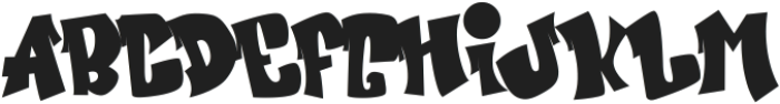 Nightfate Graffiti otf (400) Font UPPERCASE