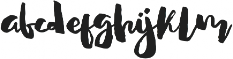 Nightgirls otf (400) Font LOWERCASE