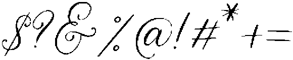Nightingale otf (400) Font OTHER CHARS