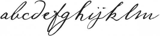 NightingaleScript-Regular otf (400) Font LOWERCASE