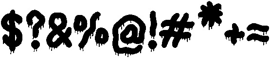 Nightmare Regular otf (400) Font OTHER CHARS