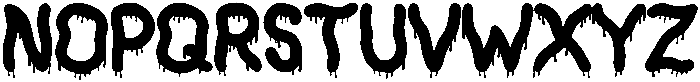 Nightmare Regular otf (400) Font UPPERCASE