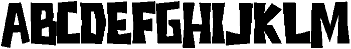 Nightmare Regular otf (400) Font UPPERCASE