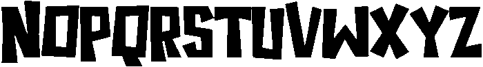 Nightmare Regular otf (400) Font UPPERCASE