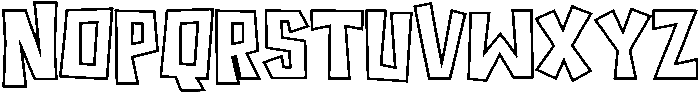 Nightmare Regular otf (400) Font LOWERCASE