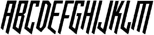 Nightshade Regular otf (400) Font UPPERCASE