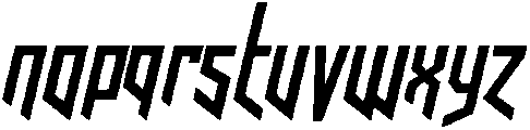 Nightshade Regular otf (400) Font LOWERCASE