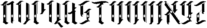 Nightshade Regular otf (400) Font UPPERCASE