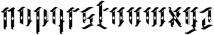 Nightshade Regular otf (400) Font LOWERCASE