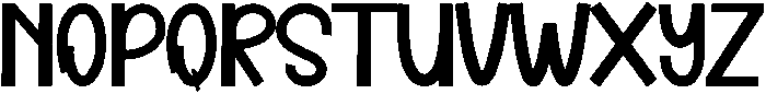 Nighttime Regular otf (400) Font LOWERCASE