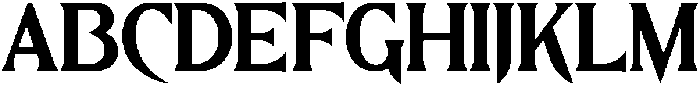 Nighttmer Horizon otf (400) Font UPPERCASE