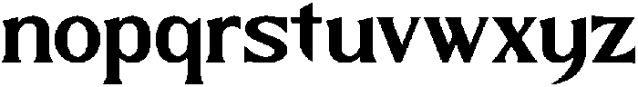 Nighttmer Horizon otf (400) Font LOWERCASE