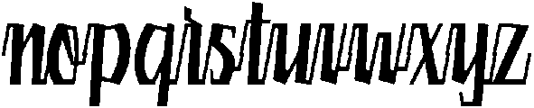 Nightwish-Regular otf (400) Font LOWERCASE
