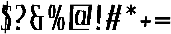 Nightwish-Regular otf (400) Font OTHER CHARS