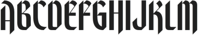 Nightwoe-Regular otf (400) Font UPPERCASE