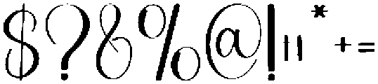 Nighty Perfect Regular otf (400) Font OTHER CHARS