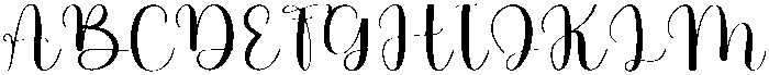 Nighty Perfect Regular otf (400) Font UPPERCASE