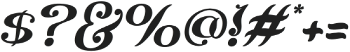 Nigona Italic otf (400) Font OTHER CHARS