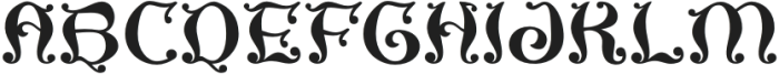 Nigona Regular otf (400) Font UPPERCASE