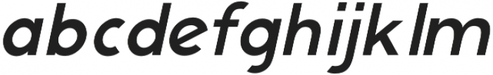 Nigrum Medium Italic otf (500) Font LOWERCASE