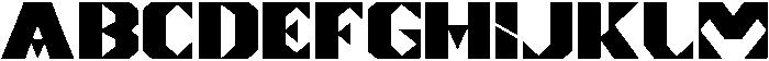 Nikel Regular otf (400) Font UPPERCASE