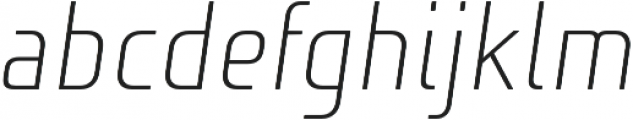 Niks Light Italic otf (300) Font LOWERCASE