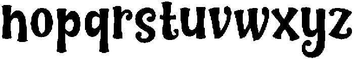 Nilky & Miky otf (400) Font LOWERCASE