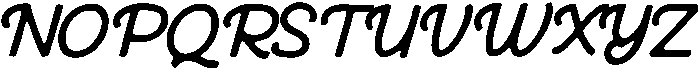 Nimanu ttf (400) Font UPPERCASE