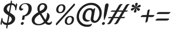 Nimba Regular Italic otf (400) Font OTHER CHARS