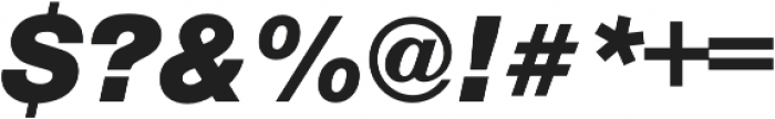 Nimbus Sans Black Italic otf (900) Font OTHER CHARS