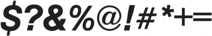 Nimbus Sans Bold Italic otf (700) Font OTHER CHARS