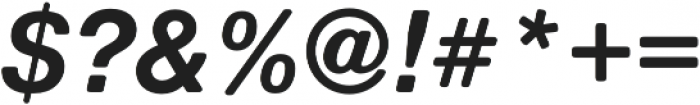 Nimbus Sans Round Bold Italic otf (700) Font OTHER CHARS