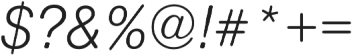 Nimbus Sans Round Regular Italic otf (400) Font OTHER CHARS