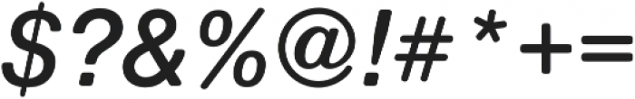 Nimbus Sans Round Semi Bold Italic otf (600) Font OTHER CHARS