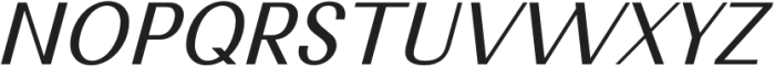 Nimora Italic otf (400) Font UPPERCASE