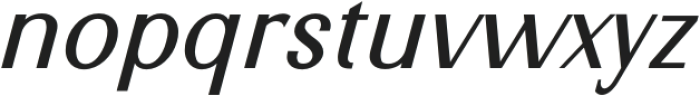 Nimora Italic otf (400) Font LOWERCASE