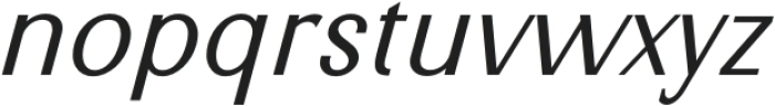 Nimora Light Italic otf (300) Font LOWERCASE