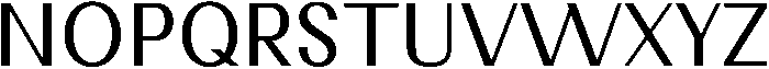 Nimora Regular otf (400) Font UPPERCASE