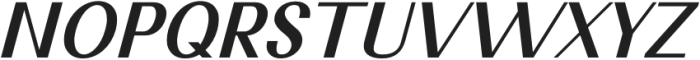 Nimora SemiBold Italic otf (600) Font UPPERCASE
